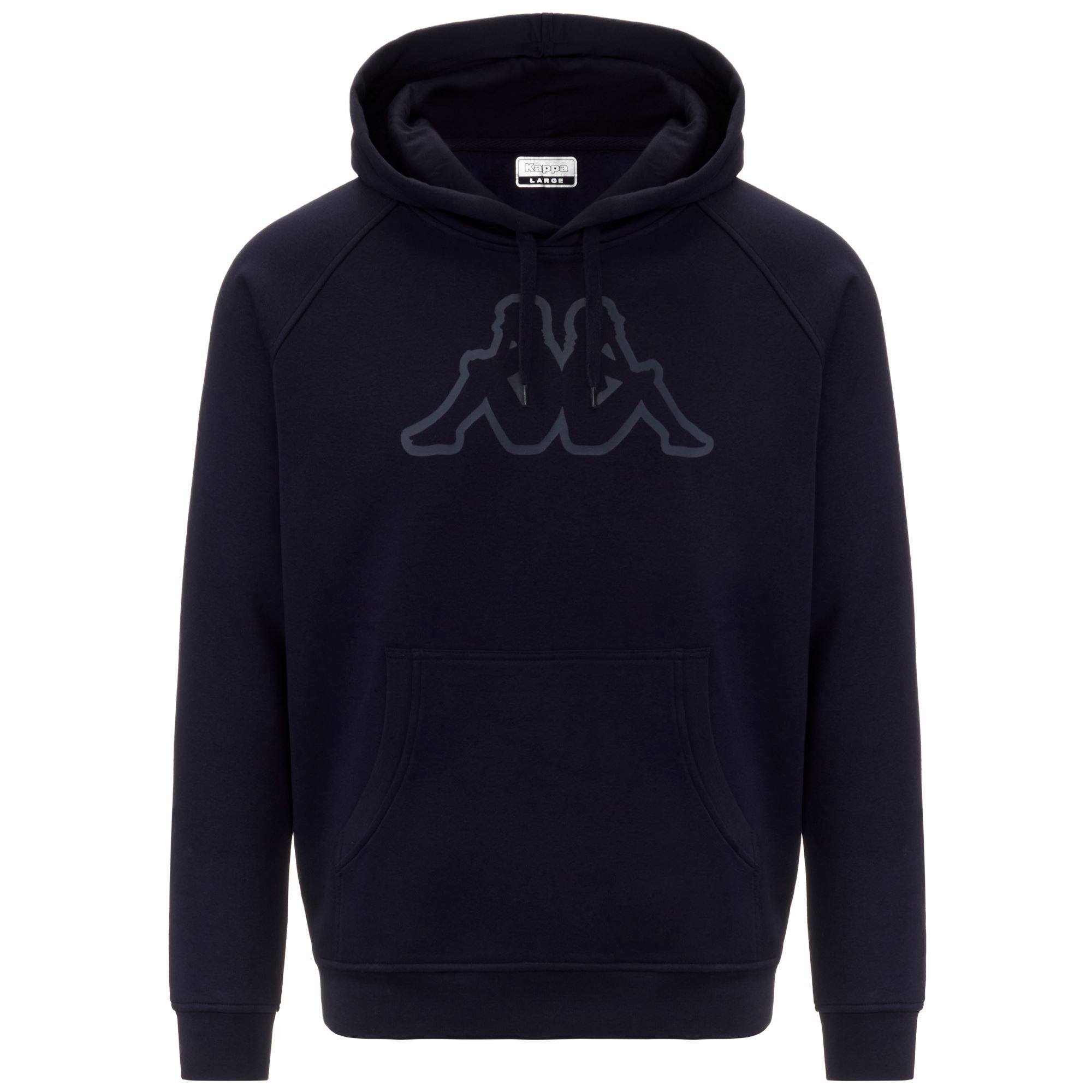 LOGO KORPO ZAIVER - Fleece - Hoodie - Man - BLUE MARINE-BLUE INTENSE