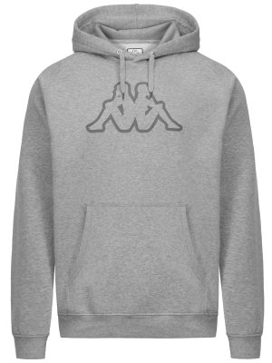 LOGO  KORPO ZAIVER - Fleece - Hoodie - Man - GREY MD MEL-GREY SMOKED