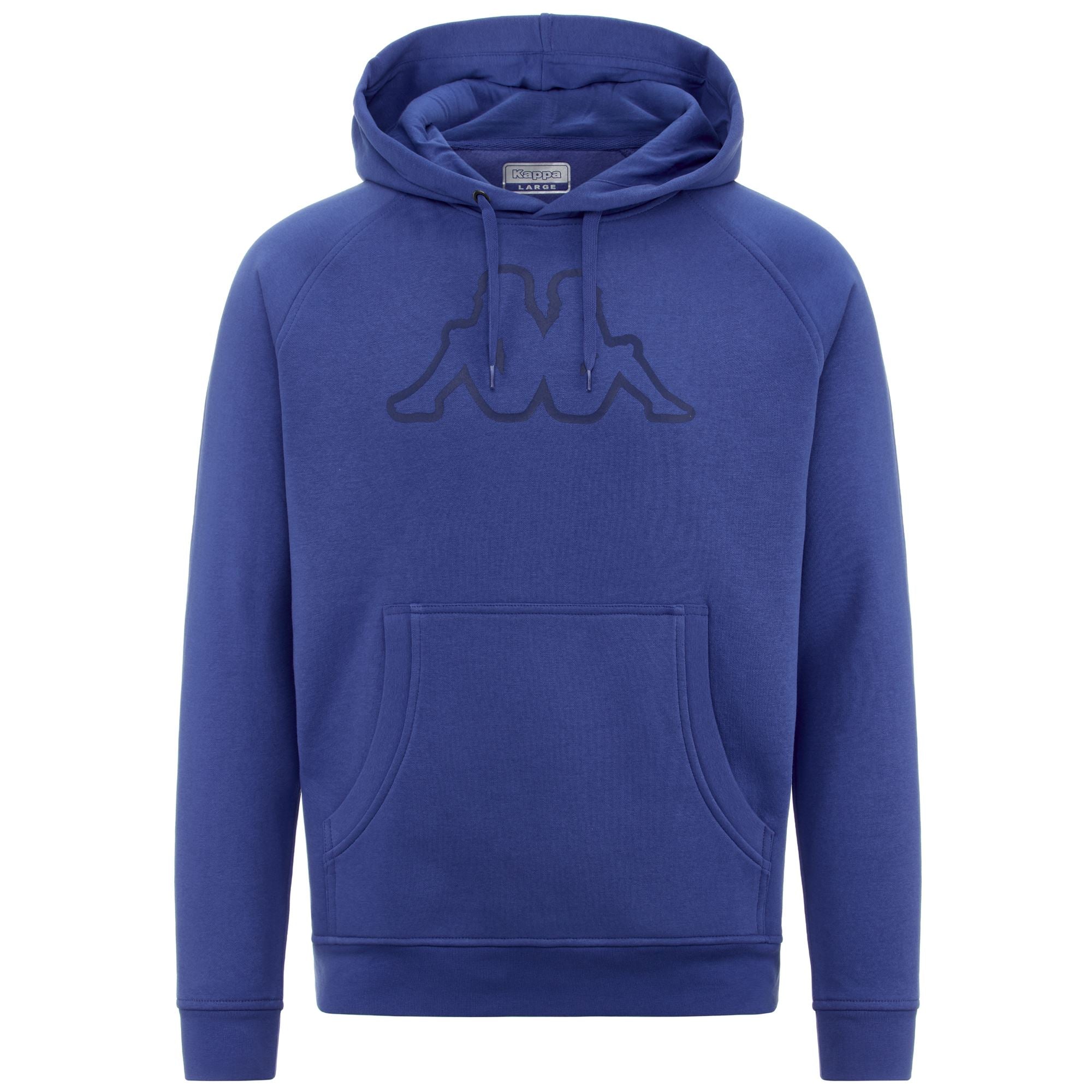 LOGO KORPO ZAIVER - Fleece - Hoodie - Man - BLUE ROYAL-BLUE SODALITE