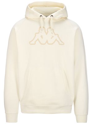 LOGO  KORPO ZAIVER - Fleece - Hoodie - Man - WHITE WHISPER-BEIGE FOG