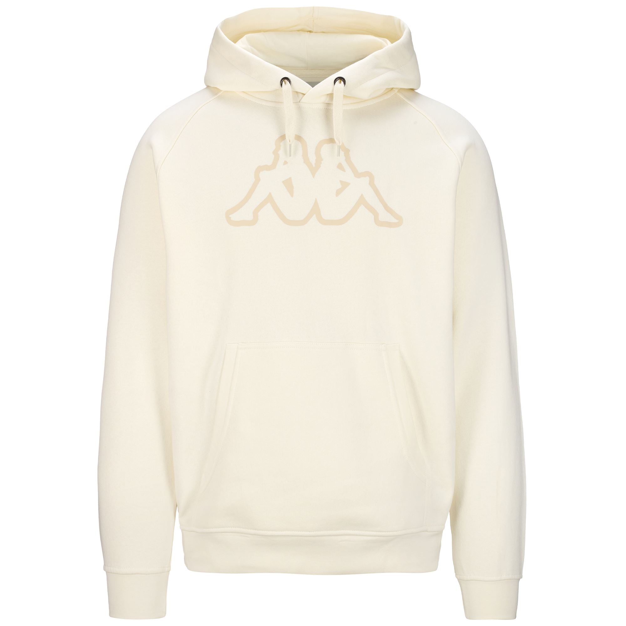 LOGO KORPO ZAIVER - Fleece - Hoodie - Man - WHITE WHISPER-BEIGE FOG