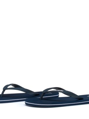 LOGO  MOKER - Flip-Flops - Thongs - Unisex - BLUE MARINE-WHITE