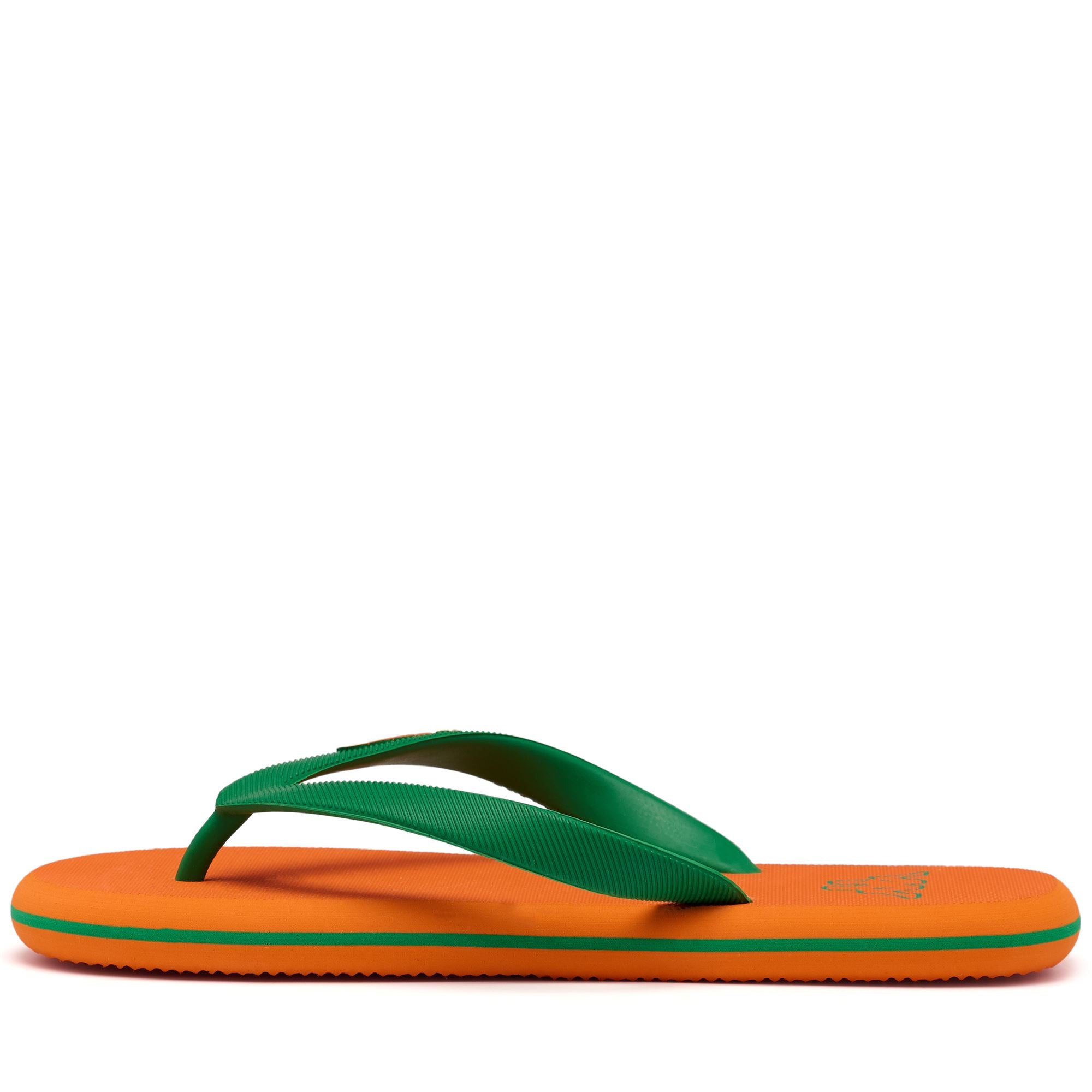 LOGO MOKER - Flip-Flops - Thongs - Unisex - ORANGE-GREEN TEE - Image 4