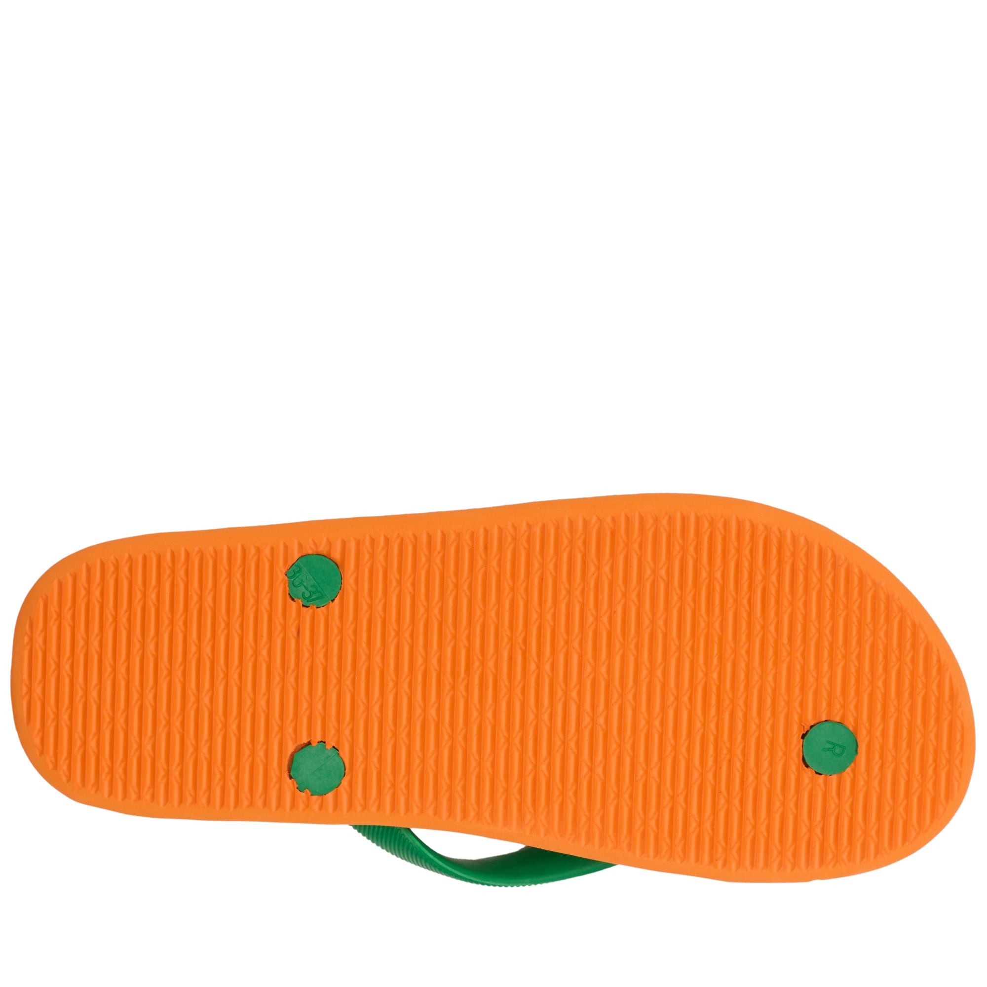 LOGO MOKER - Flip-Flops - Thongs - Unisex - ORANGE-GREEN TEE - Image 3