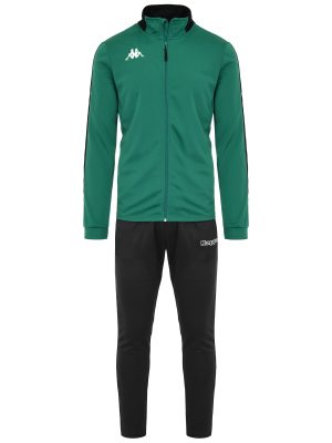 KAPPA4FOOTBALL SALCITO - Sport Suits - TRACKSUIT - Man - GREEN-BLACK