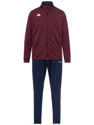 KAPPA4FOOTBALL SALCITO - Sport Suits - TRACKSUIT - Man - RED GRANATA-BLUE MARINE
