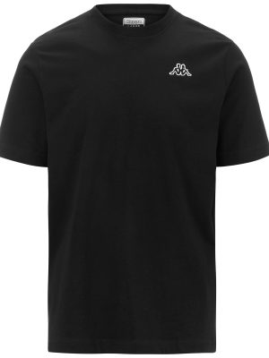 LOGO    KORPO CAFERS SLIM - T-ShirtsTop - T-Shirt - Man - BLACK