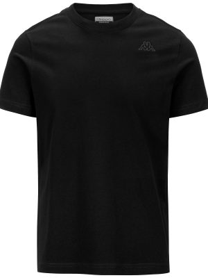 LOGO    KORPO CAFERS SLIM - T-ShirtsTop - T-Shirt - Man - BLACK-BLACK GREYISH