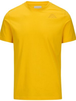 LOGO    KORPO CAFERS SLIM - T-ShirtsTop - T-Shirt - Man - YELLOW SPECTRA-YELLOW GOLDEN ROD