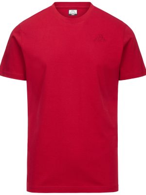 LOGO    KORPO CAFERS SLIM - T-ShirtsTop - T-Shirt - Man - RED CHILY PEPPER-RED DEEP