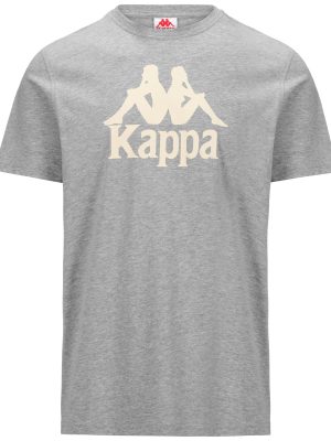 ESTESSI - T-ShirtsTop - T-Shirt - Man - GREY MD MEL-WHITE ANTIQUE