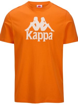 ESTESSI - T-ShirtsTop - T-Shirt - Man - ORANGE VIBRANT-WHITE ANTIQUE