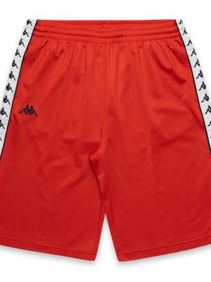 222 BANDA    TREADWELLZ - Shorts - Sport  Shorts - Man - RED BLAZE-WHITE-BLACK