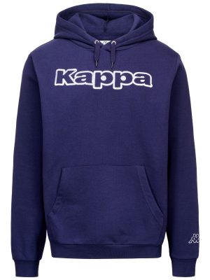 LOGO   KORPO DAFERS - Fleece - Hoodie - Man - BLUE MARINE