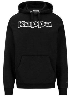 LOGO   KORPO DAFERS - Fleece - Hoodie - Man - BLACK-WHITE