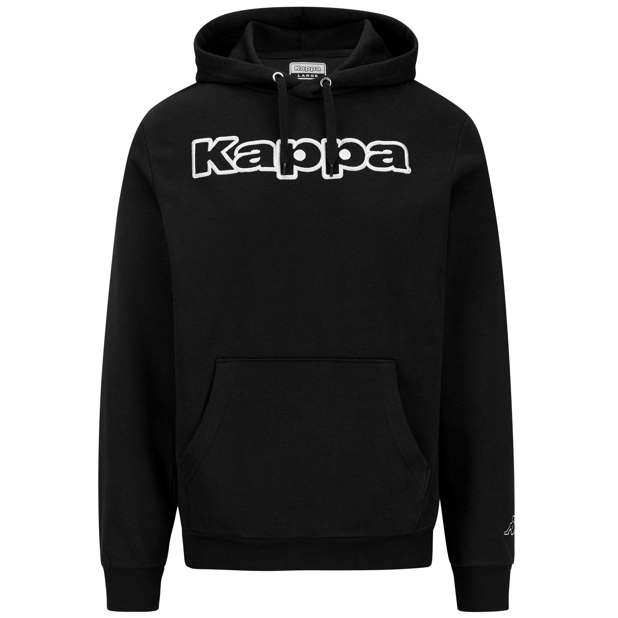 LOGO KORPO DAFERS - Fleece - Hoodie - Man - BLACK-WHITE