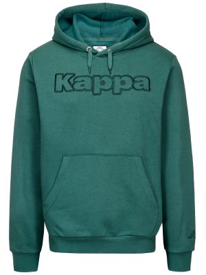 LOGO   KORPO DAFERS - Fleece - Hoodie - Man - GREEN JASPER