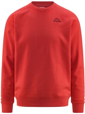 LOGO KORPO CAIMALI - Fleece - Jumper - Man - RED CHINESE