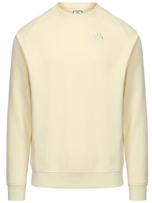 LOGO KORPO CAIMALI - Fleece - Jumper - Man - WHITE ASPARAGUS