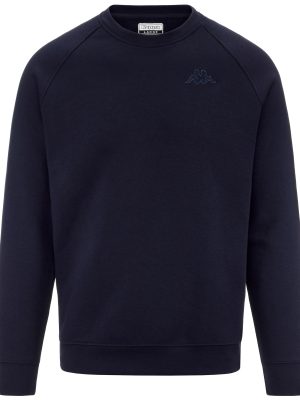 LOGO KORPO CAIMALI - Fleece - Jumper - Man - BLUE MARINE-BLUE INTENSE