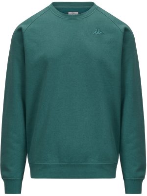 LOGO KORPO CAIMALI - Fleece - Jumper - Man - GREEN JASPER