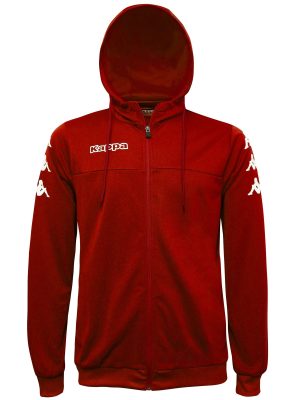 KAPPA4SOCCER BIVAROV - Fleece - Jacket - Man - RED CHINESE