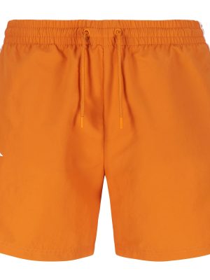 222 BANDA    CONEY - Bathing Suits - Swimming Trunks - Man - ORANGE RUST-WHITE