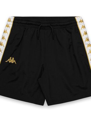 222 BANDA    CONEY - Bathing Suits - Swimming Trunks - Man - BLACK-YELLOW GOLD RICH-WHITE