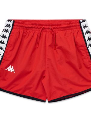 222 BANDA CALI - Bathing Suits - Swimming Trunks - Man - RED BLAZE-WHITE-BLACK