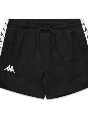 222 BANDA CALI - Bathing Suits - Swimming Trunks - Man - BLACK-WHITE