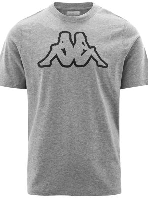 LOGO AMBERIS DK - T-ShirtsTop - T-Shirt - Man - GREY MD MEL