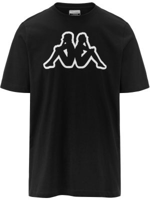 LOGO AMBERIS DK - T-ShirtsTop - T-Shirt - Man - BLACK-WHITE