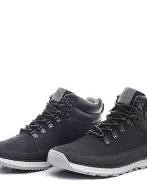 LOGO MONSI MD - Ankle Boots - Laced - Man - BLACK-GREY BISE