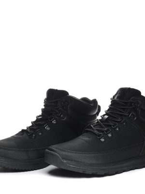 LOGO MONSI MD - Ankle Boots - Laced - Man - BLACK-GREY DK