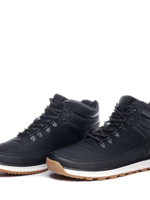 LOGO MONSI MD - Ankle Boots - Laced - Man - BLACK-BROWN RUBBER