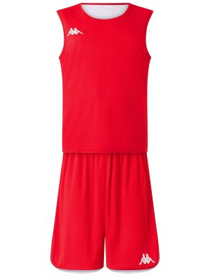 KAPPA4BASKET CAIROSI - SETS - Shorts / Tank - Man - RED-WHITE