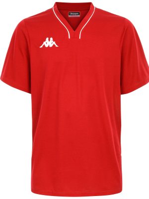 KAPPA4BASKET CALASCIA - Active Jerseys - Shirt - Man - RED-WHITE