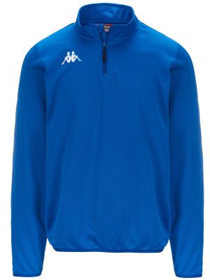 KAPPA4FOOTBALL TAVOLE - Fleece - Jumper - Man - BLUE NAUTIC