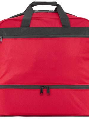 KAPPA4FOOTBALL HARDBASE - Bags - Hard Base Duffle - Unisex - RED CHINESE