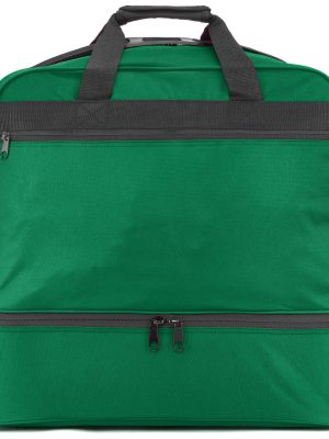 KAPPA4FOOTBALL HARDBASE - Bags - Hard Base Duffle - Unisex - GREEN