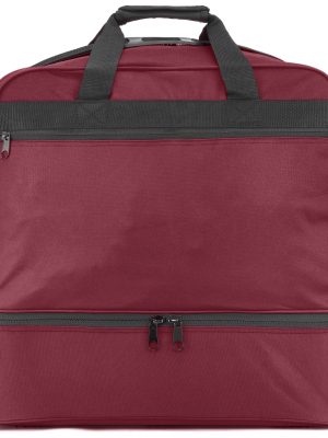 KAPPA4FOOTBALL HARDBASE - Bags - Hard Base Duffle - Unisex - RED GRANATA