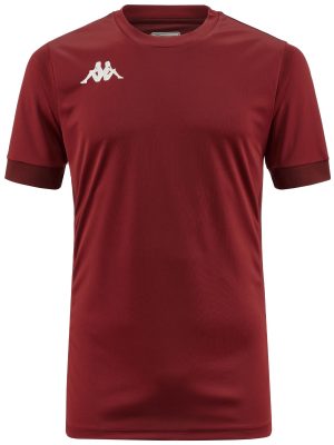KAPPA4FOOTBALL DERVIO - Active Jerseys - Shirt - Man - RED GRANATA-BROWN PORT