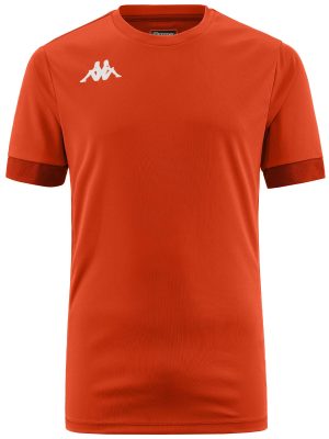KAPPA4FOOTBALL DERVIO - Active Jerseys - Shirt - Man - ORANGE FLAME
