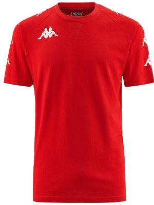 KAPPA4SOCCER ANCONE - T-ShirtsTop - T-Shirt - Man - RED-RED DAHILA DK