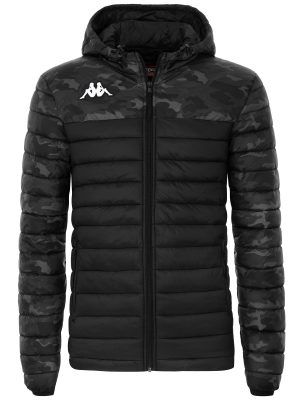 KAPPA4TRAINING LAMEZIO - Jackets - Mid - Man - BLACK CAMOUFLAGE