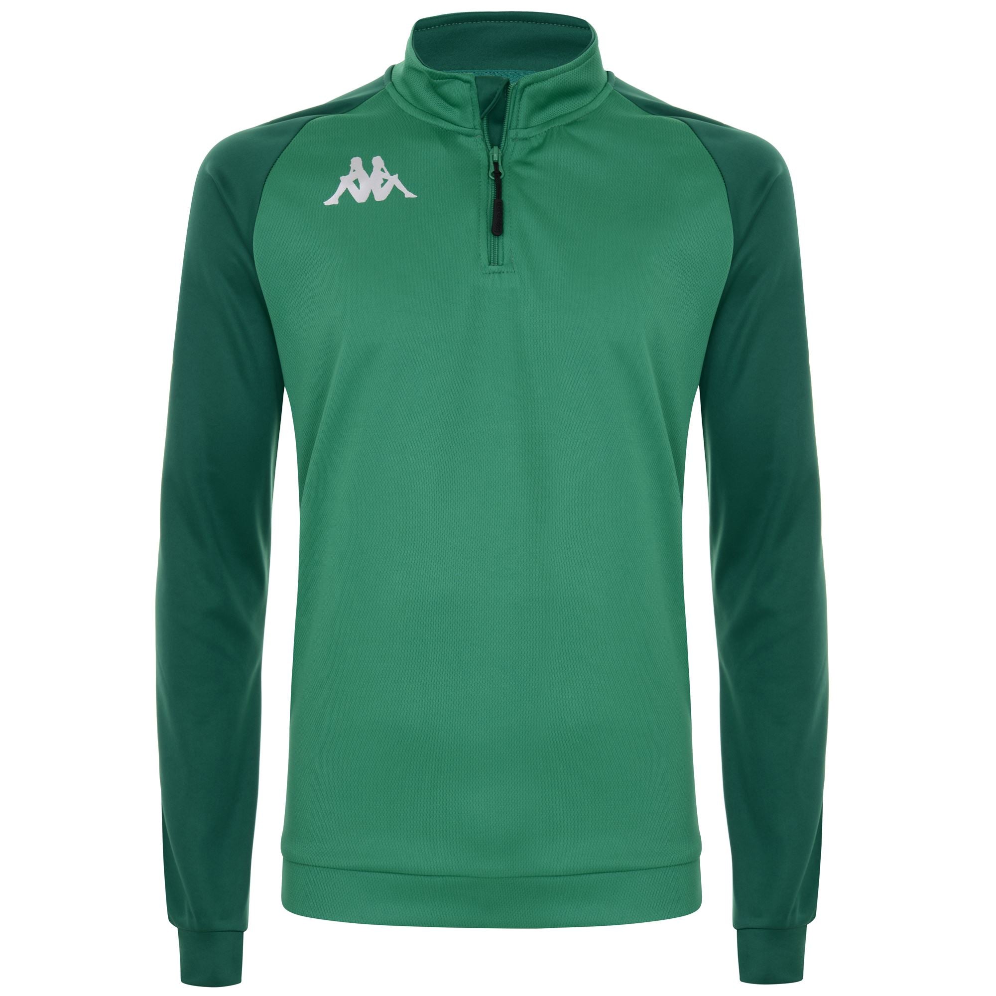 KAPPA4SOCCER TRIESTE - Fleece - Jumper - Man - GREEN BOSPHORUS-GREEN GALAPAGOS
