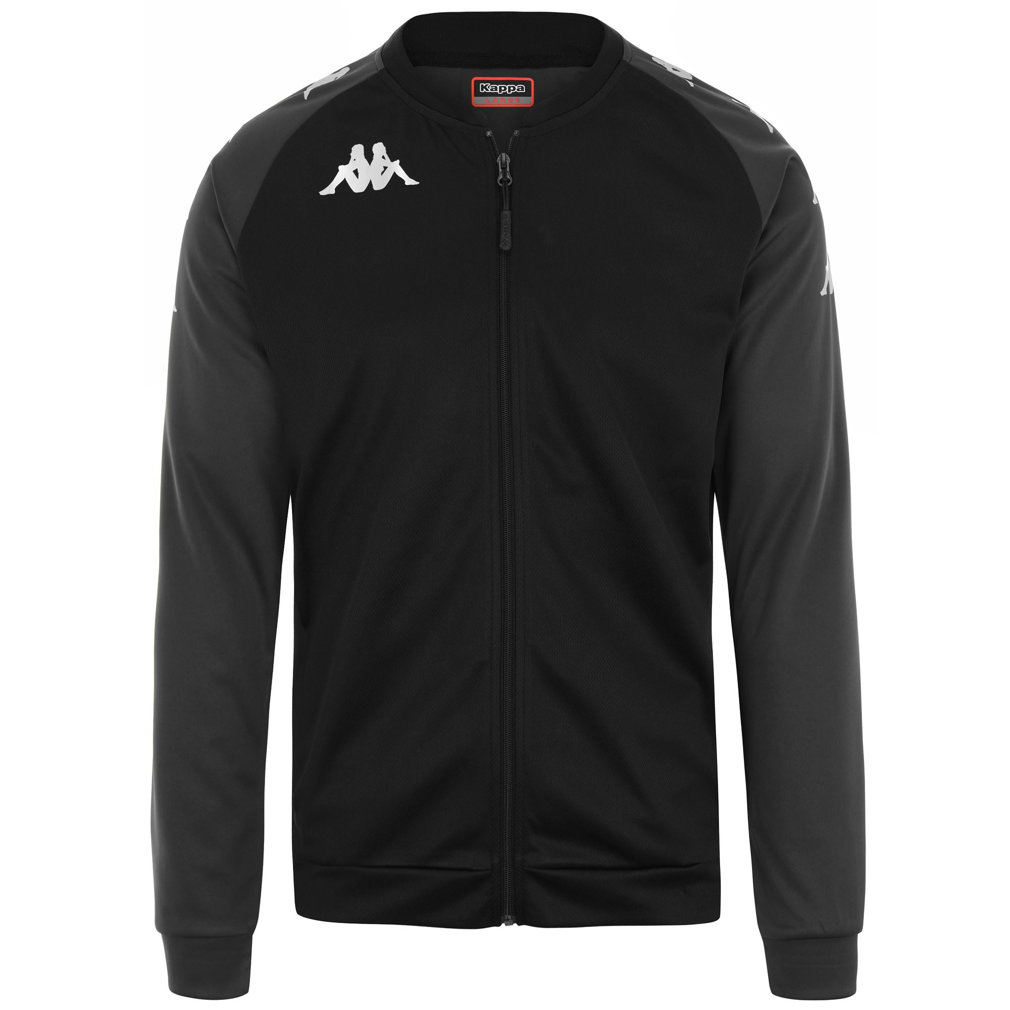 KAPPA4SOCCER VERONE - Fleece - Jacket - Man - BLACK-GREY SHADOW DK