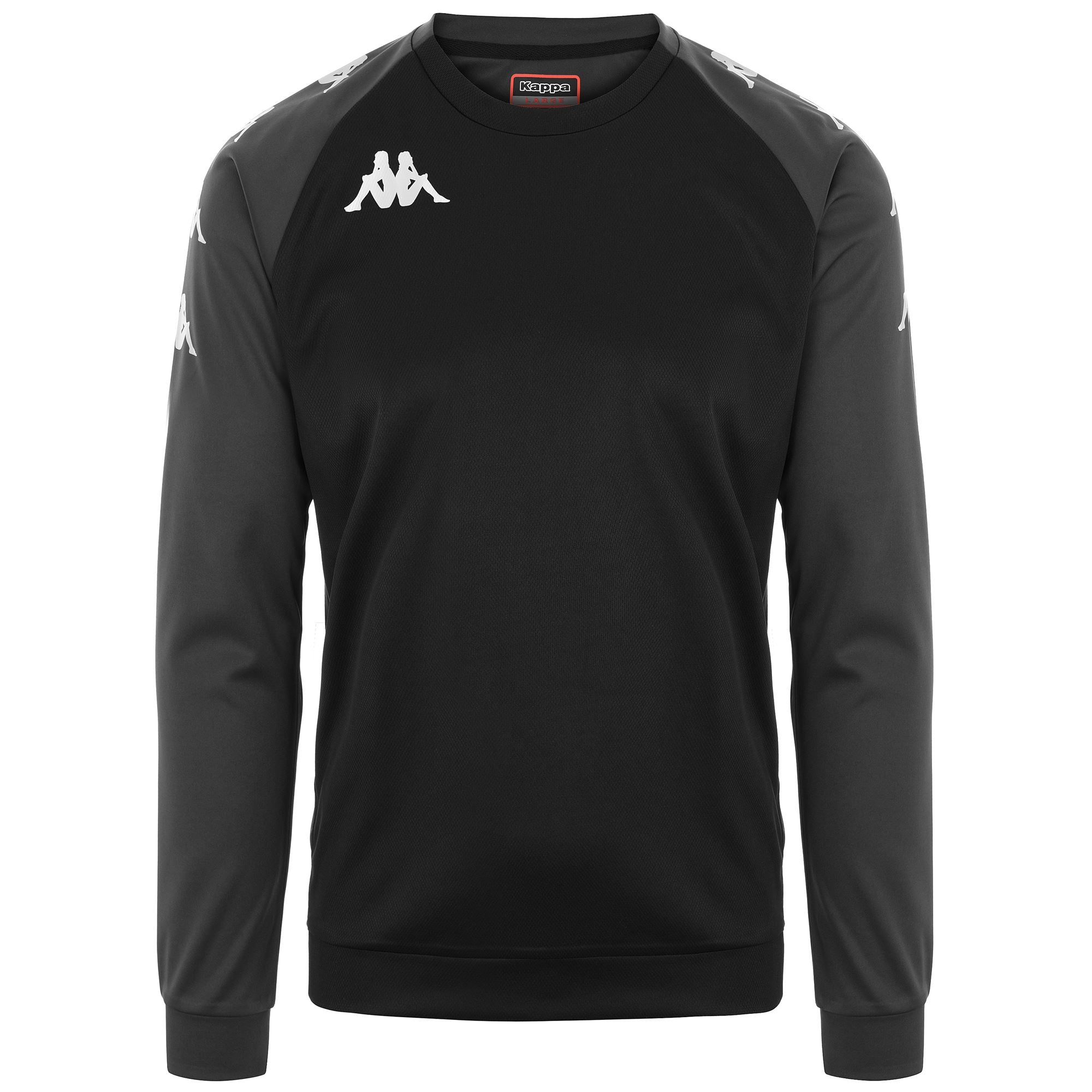 KAPPA4SOCCER PARME - Fleece - Jumper - Man - BLACK-GREY SHADOW DK
