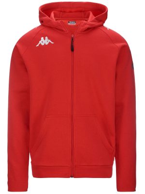 KAPPA4SOCCER DIVIETO - Fleece - Jacket - Man - RED CHINESE