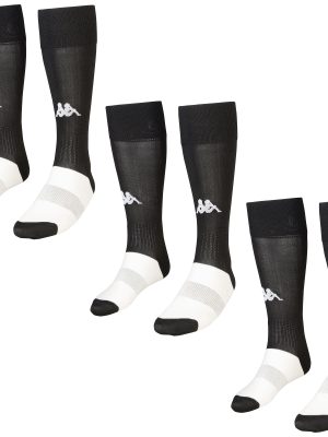 KAPPA4FOOTBALL WULGAR 3PACK - Socks - Knee High Sock - Man - BLACK
